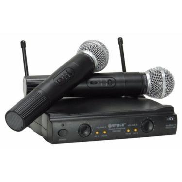 Imagem de Microfone Sem Fio Duplo Pro UHF Pro WVNGR SM-58 II Bivolt - BR