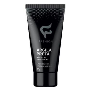 Imagem de Máscara de Limpeza Facial Argila Preta Fashion 30g