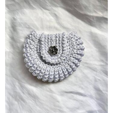 Imagem de Bolsa de crochê meg carteira - Artesanal, Lilás