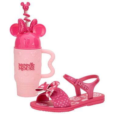 Imagem de Kit Sandália Infantil Disney Fun E Copo Grendene Kids 23267