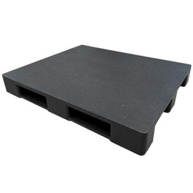Imagem de Flex Pallet Liso 3 Runners 1000x1200x150mm Preto LARPLASTICOS-26918