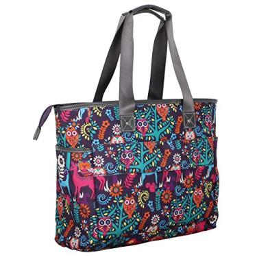 Imagem de Lily Bloom Bolsa feminina estampada, bolsa de ombro de grande capacidade, Wildwoods, One Size