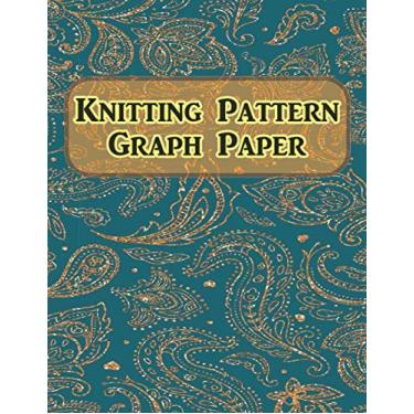 Imagem de Knitting Pattern Graph Paper: 120 Pages, 2:3 Ratio Graph Paper, 8.5" X 11" Notebook