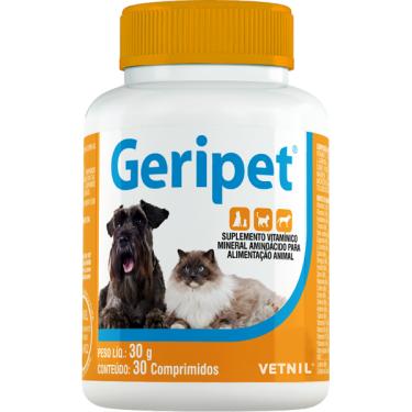 Imagem de Suplemento Vitamínico Vetnil Geripet para Cães e Gatos - 30 g