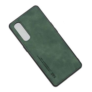 Imagem de Kepuch Silklike Capa para Oppo Find X2 Neo/Reno 3 Pro 5G - Case Placa de Metal Embutida para Oppo Find X2 Neo/Reno 3 Pro 5G - Verde