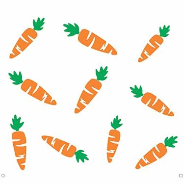 Imagem de Stencil de Acetato para Pintura OPA Duplo 14 x 14 cm - 1899 Estampa Cenouras