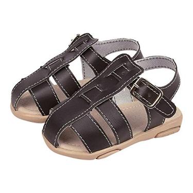 Imagem de Sandália Infantil Menino Básica Preta