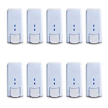 Imagem de Kit 10 Dispensadores Suporte Porta Dispenser Parede Sabonete Líquido ou Álcool Gel Nobre New Classic