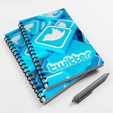 Imagem de Caderno Universitário 96 Fls Rede Social Twitter