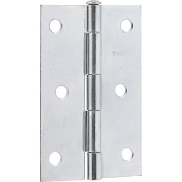 Imagem de Dobradiça Para Porta 3", Em Ferro Zincado, Vonder.