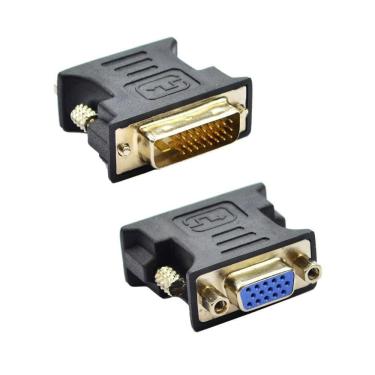 Imagem de Adaptador Conversor DVI-D 24+1 para VGA (DVI-D M X VGA F)