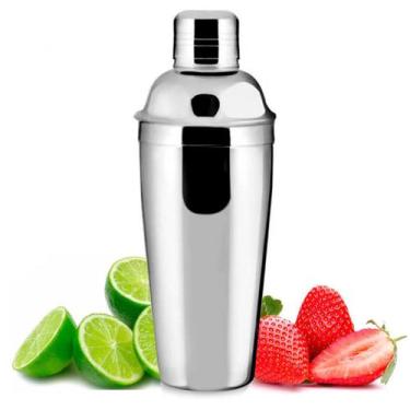 Imagem de Coqueteleira Profissional Inox 500Ml Barman Caipirinha - Emcasatem
