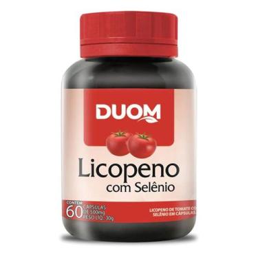 Imagem de Licopeno c/ Selênio  60cps 500mg Duom - Elo Natural