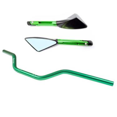 Imagem de Kit Guidão Esportivo Retrovisor Stark Race Cbx250 Cb250f Twister Cb300