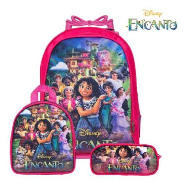 Imagem de Mochila Infantil Feminina com Rodinha e Lancheira Encanto - TOYS 2U
