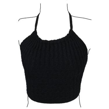 Imagem de Blusa Frente Única Cropped Trança