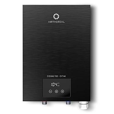 Imagem de Airthereal Aquecedor de água elétrico sem tanque de 14 kW, 240 volts, água quente sem fim sob demanda: automodula para economizar consumo de energia: pequeno o suficiente para instalar em