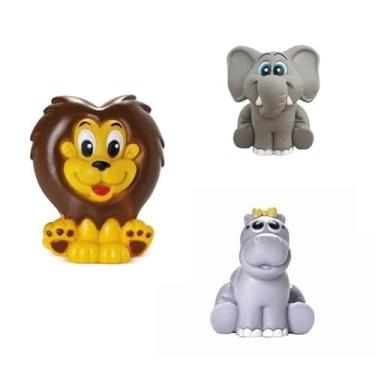 Imagem de Kit com 3 Mordedor para Bebê de Animais da Selva