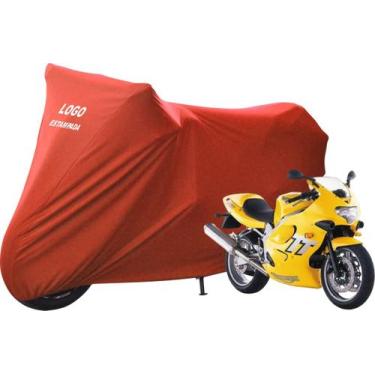 Imagem de Capa Para Cobrir Moto Triumph TT 600 Alta Durabilidade - Mz, Vermelha