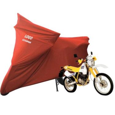 Imagem de Capa De Tecido Helanca Lycra Moto Suzuki DR 350 Sob Medida - Mz, Verme