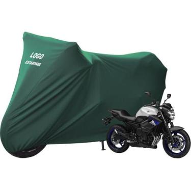 Imagem de Capa Tecido Helanca Lycra Moto Yamaha XJ6 N Sob Medida - Mz, Verde