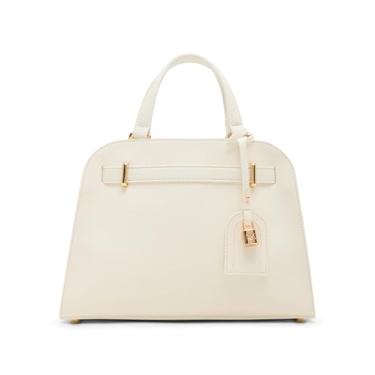 Imagem de Anne Klein Bolsa feminina pequena com cinto com alça conversível, Anne White, Anne White, Small