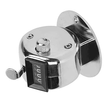 Imagem de Contador de Contagem Manual de 4 Dígitos de Aço Inoxidável para Estatísticas de Multidão de Workshop de Inventário