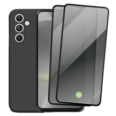 Imagem de Kit Proteção para Samsung Galaxy S24 Plus, Capa Anti Impacto e 2 Películas de Privacidade 3D, Preto