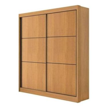 Imagem de Guarda Roupa Casal Santorini 2 Pt Cinamomo Mdf D'doro - D'Doro Móveis,