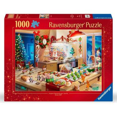 Imagem de Puzzle 1000 peças Casa Natalina - Importado - Ravensburger