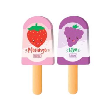 Imagem de Borracha FoFa Picolé com Cheirinho de Fruta Tilibra - Unidade/Kit, MOR
