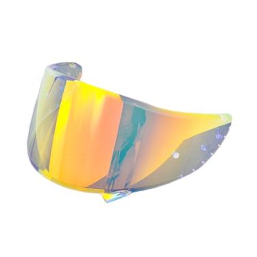 Imagem de Protetores de capacete para SHOEI X14 Z7 CWR1 RF1200 Xspirit NXR Acessórios Casco Moto Viseira de proteção solar (Revo Clear Gold)