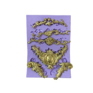 Imagem de Molde de silicone arabesco para decorar f54 - Confeitaria dos moldes