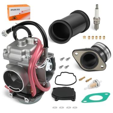 Imagem de Para Arctic Cat 250 300 1998-2001 carburador carburador e kit de bota coletor de admissão para 0470-367