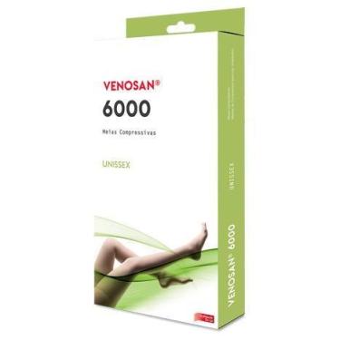Imagem de Venosan - 6000 Meia Coxa 7/8 20-30mmHg BRONZE Pé Aberto, G, Bronze