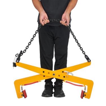 Imagem de Braçadeira de elevação de laje de granito de 324,8 kg com mandíbula larga ajustável: 35,5-89 cm, braçadeira de tesoura de transporte de granito para blocos de mármore e concreto, pedras de ardósia