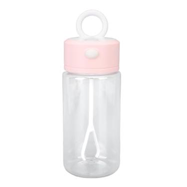 Imagem de Pilipane Coqueteleira elétrica de proteína de 300 ml, copo portátil com mistura de um toque para academia, esportes ao ar livre, viagens, material PP leve e durável (rosa)