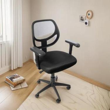 Imagem de Cadeira Diretor Jet Braços Reguláveis Ergonomica Rodas Pu - Tronus