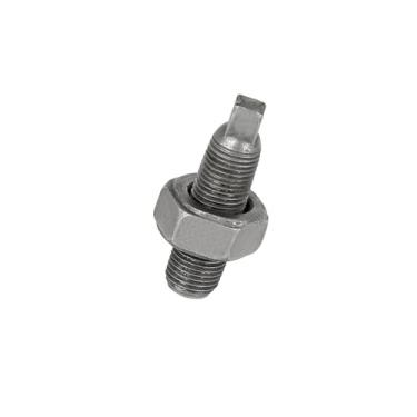 Imagem de Motoforti Parafusos de ajuste de válvula de motocicletas de metal com kit de porcas para GY6-125 de longa duração