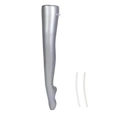 Imagem de Grcfumo Expositor de meias, adereços de modelo inflável, suporte de modelo de pé para calças, pernas, meias, exibição de leggings