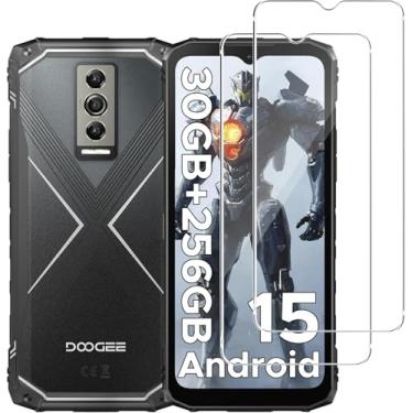 Imagem de Murmure [Pacote com 2 protetores de tela para DOOGEE Blade 10 Pro, dureza 9H [clareza HD] Película de vidro temperado anti-arranhões, fácil instalação, sem bolhas