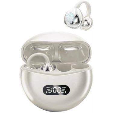 Imagem de 10 o'clock Fones de ouvido Ai Language Translation, clipe 3 em 1 grátis, dispositivo de tradução bidirecional em tempo real em 144 idiomas, fones de ouvido LED com visor elétrico, fones de ouvido