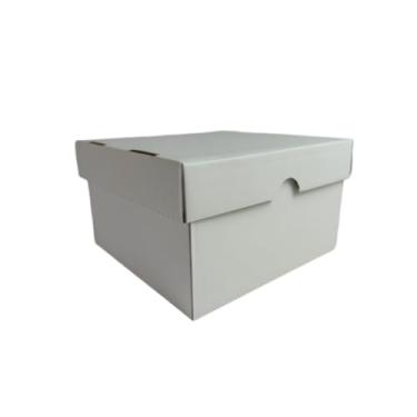 Imagem de Kit 10 Caixas Práticas para Bolo, Torta e Confeitaria durável e fácil de transportar proteção adequada para doces embalagem prática e versátil(20x20x12)