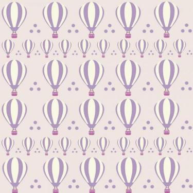 Imagem de Papel De Parede Infantil Balão Rosa