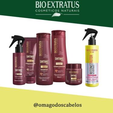 Imagem de Kit Linha Shitake Bio Extratus + Reconstrutor Be.Use 250ml