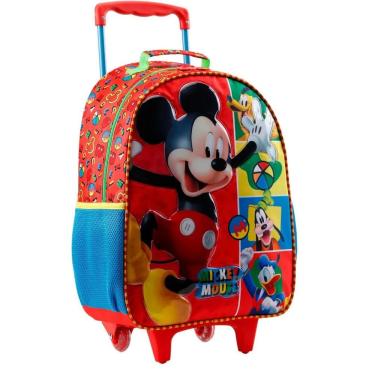 Imagem de Mochila Mickey Mouse Disney Reforçada Resistente Com Rodinhas 16' - Mickey Mouse - Xeryus 11610