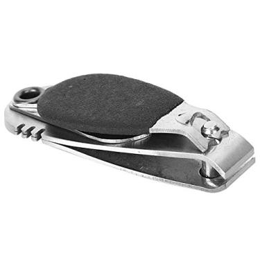 Imagem de Multifuncional linha de pesca com mosca alicate cortador tesoura ferramenta aço inoxidável borracha aperto gancho limpador para pescadores caixa acessórios 36g 6.5cm