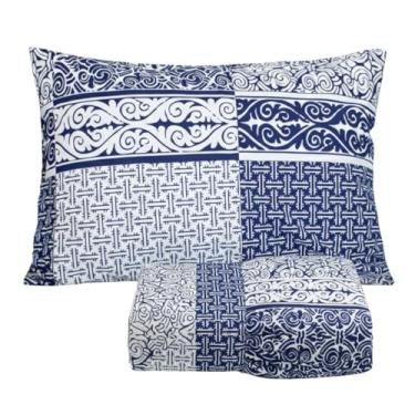 Imagem de Jogo de Lençol Cama Solteiro Malha 100% Algodão 2 Peças Estampado Com Elástico Toque Macio Cozzilar (Modelo 10)