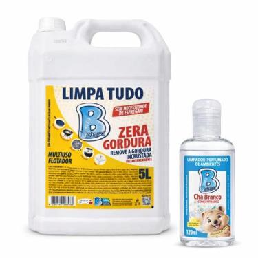 Imagem de Kit flotador 5l e limpador concentrado cha branco 120ml - Barbarex