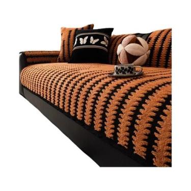 Imagem de Capa De Sofá Universal Quente Em Jacquard De Lã Antiderrapante Para Sa